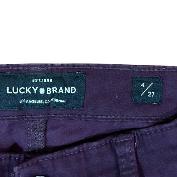 Lucky Brand Plum Ava Legging, Size 4/27 - Picture 4 of 9